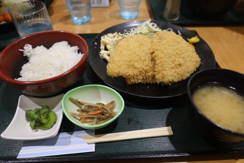 レストラン・フォーレのアジフライ定食