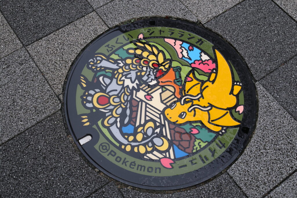 ポケモンマンホールの画像